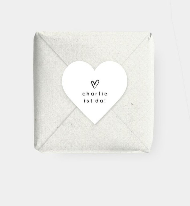Geschenkaufkleber Geburt Hello Baby