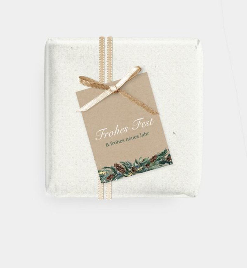 Geschenkanhänger Weihnachten Voller Weihnachtsfreude