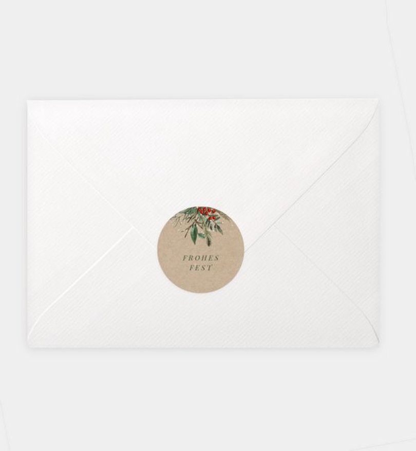 Siegelsticker Weihnachten Tannenfunkel
