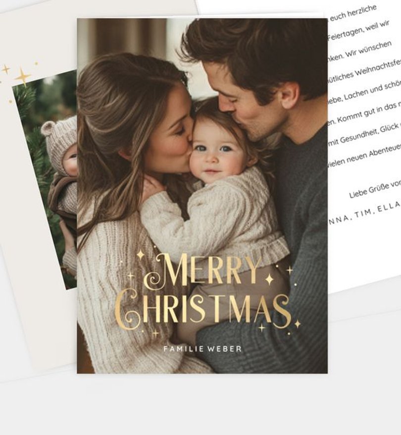 Weihnachtskarte Weihnachten/Privat Magic Christmas