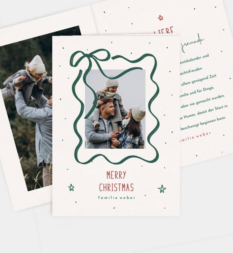 Weihnachtskarte Weihnachten/Privat Handmade Christmas
