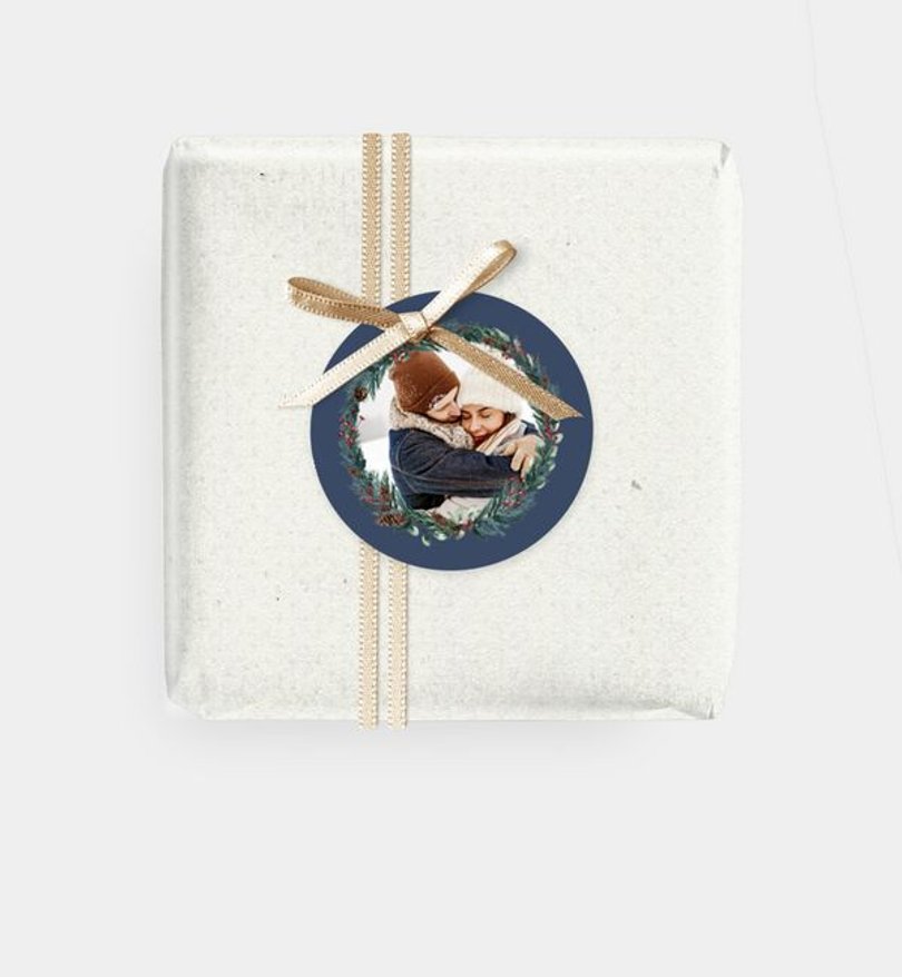 Geschenkanhänger Weihnachten Adventskranz