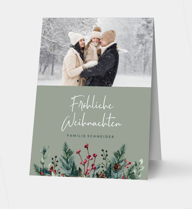Fotoaufsteller Weihnachten Crafty green