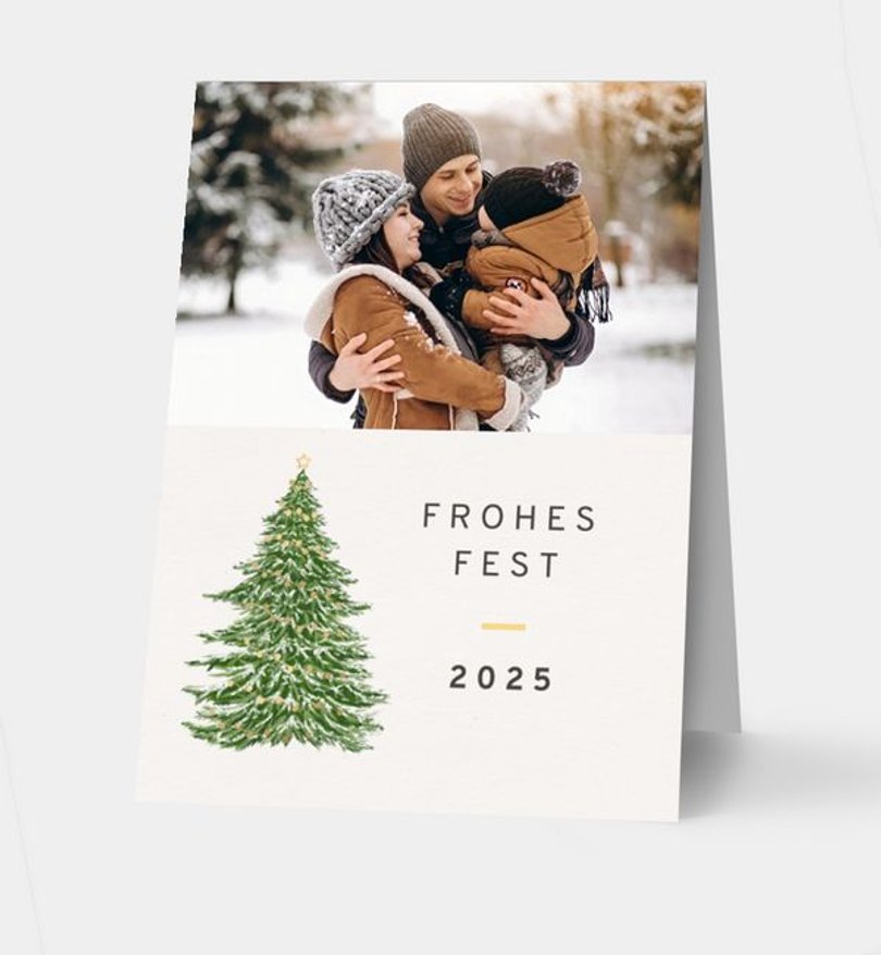 Fotoaufsteller Weihnachten Weihnachtsbaum