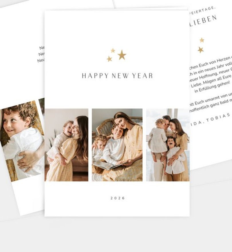 Neujahrskarte Weihnachten Lovely Moment