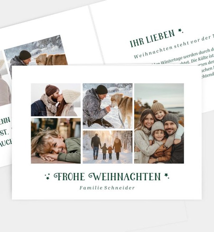 Weihnachtskarte Weihnachten/Privat Christmas Greetings