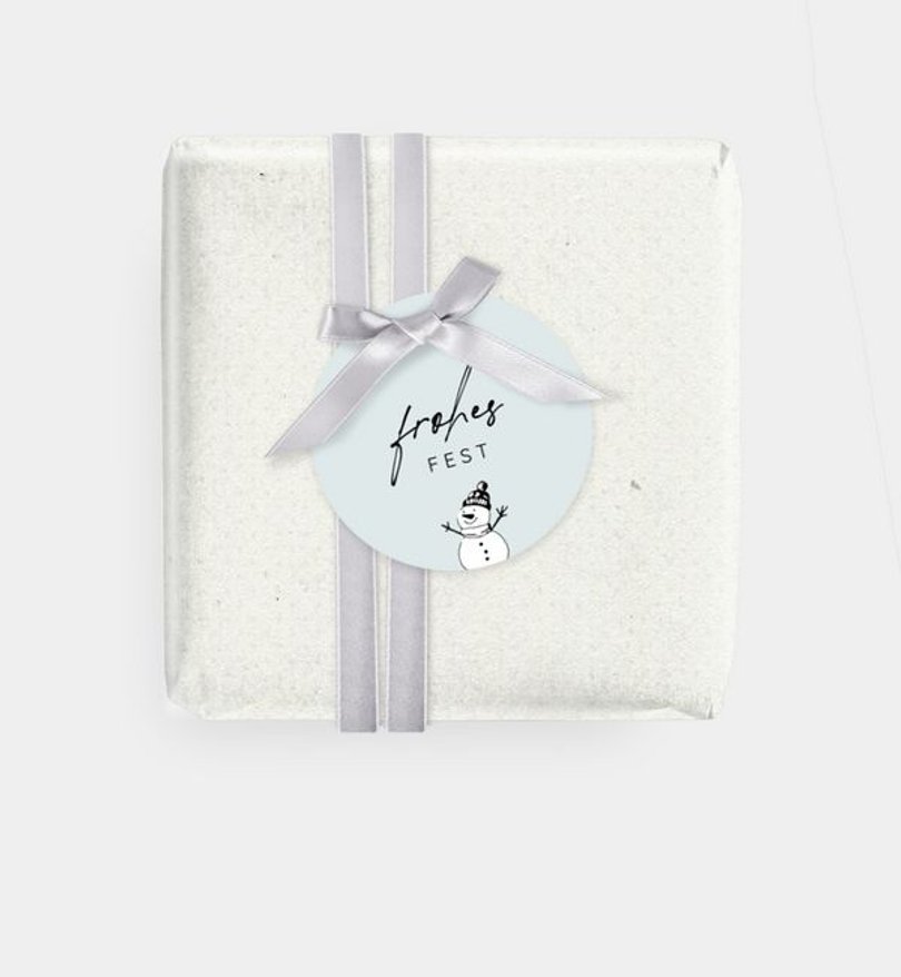 Geschenkanhänger Geschäftlich Frohe Grüße