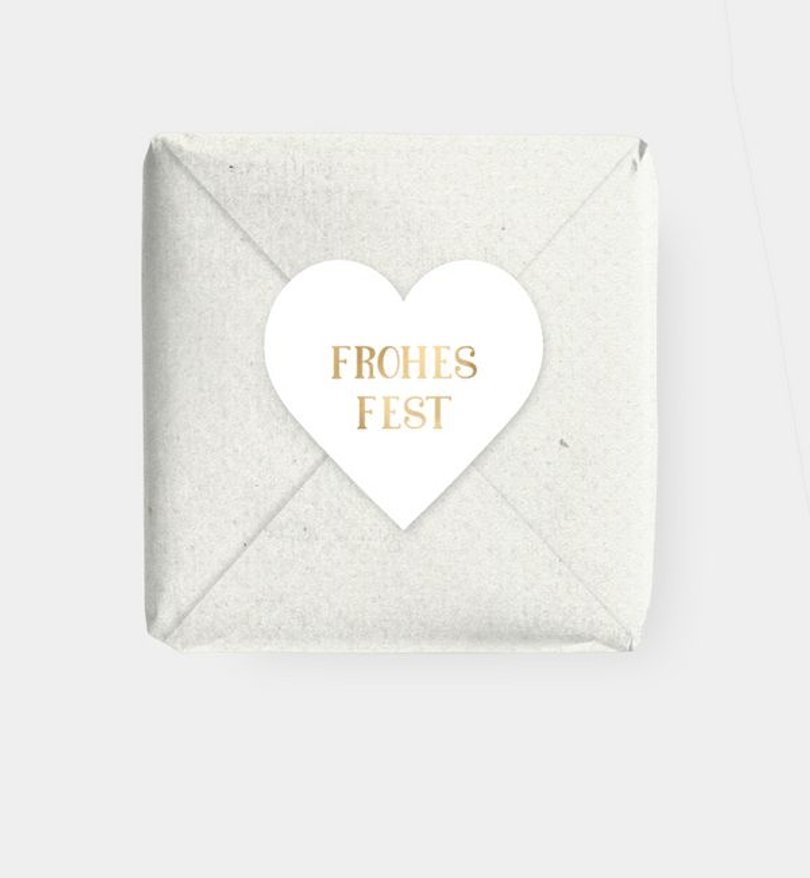 Geschenkaufkleber Weihnachten Sparkling tree