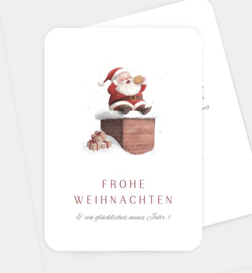 Weihnachtskarte Weihnachten/Privat Cookies n’ Santa