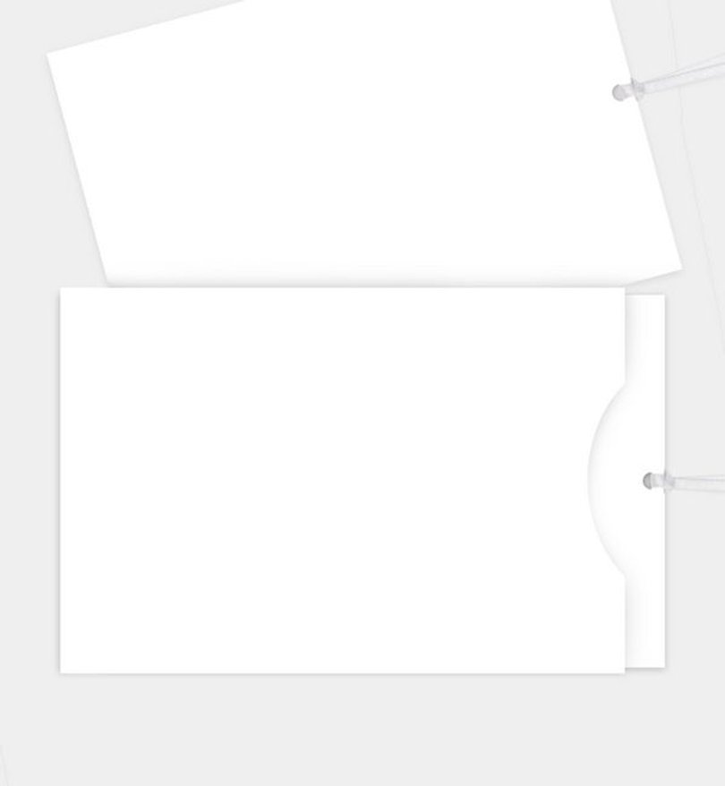 Einladungskarte Allgemein Einsteckkarte quer