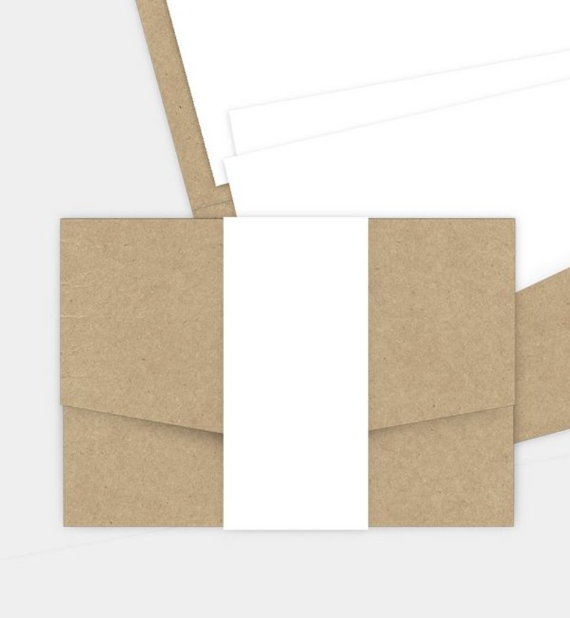 Einladungskarte Allgemein Pocketfold Crafty