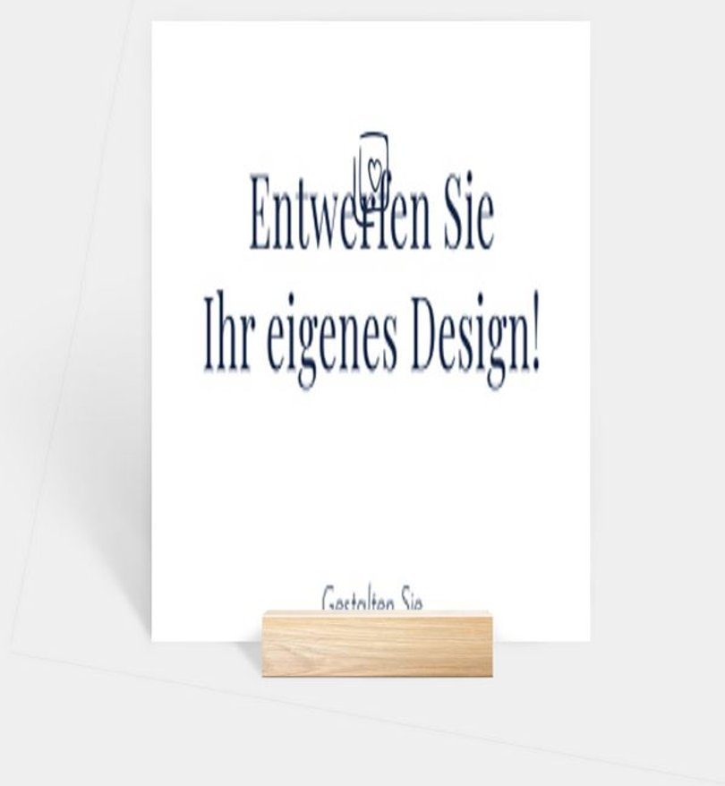 Fotoaufsteller Weihnachten Blanko Design