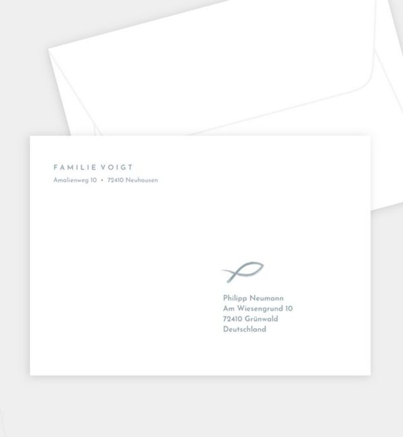 Briefumschlag Firmung Journey of Faith