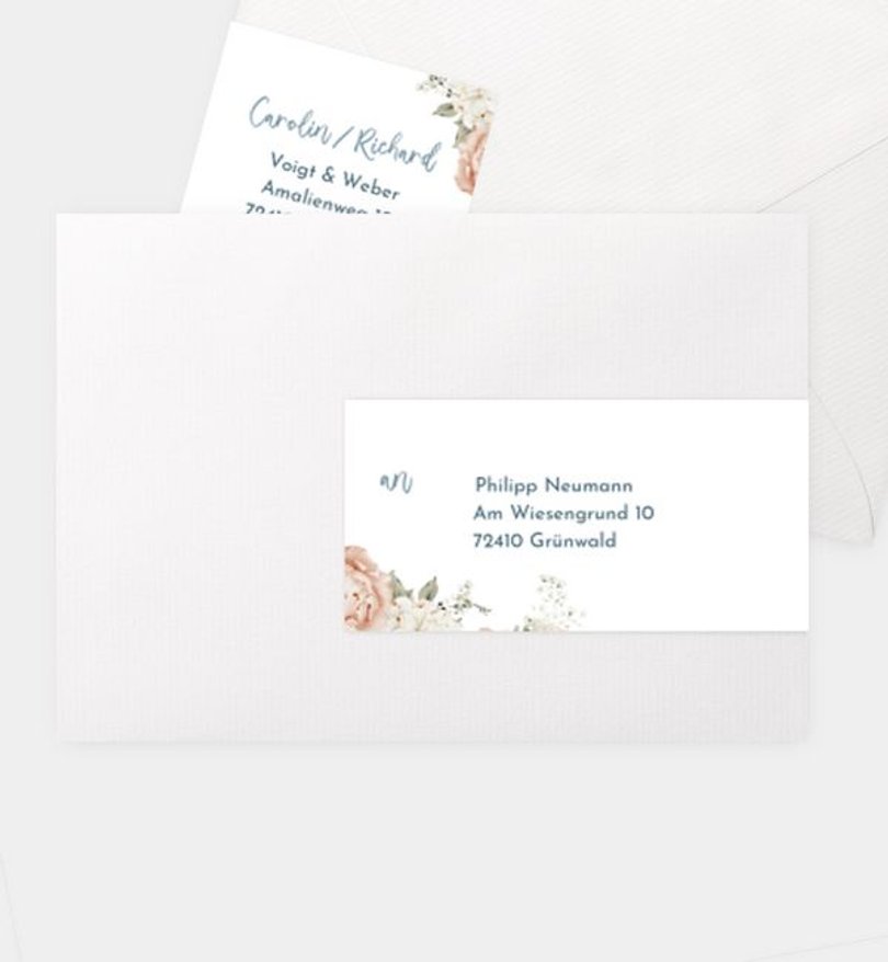 Adressaufkleber Hochzeit Celebrate love