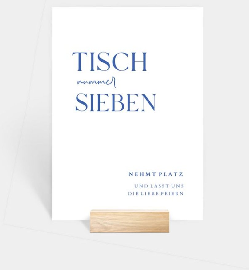Tischnummer Hochzeit Lovers do