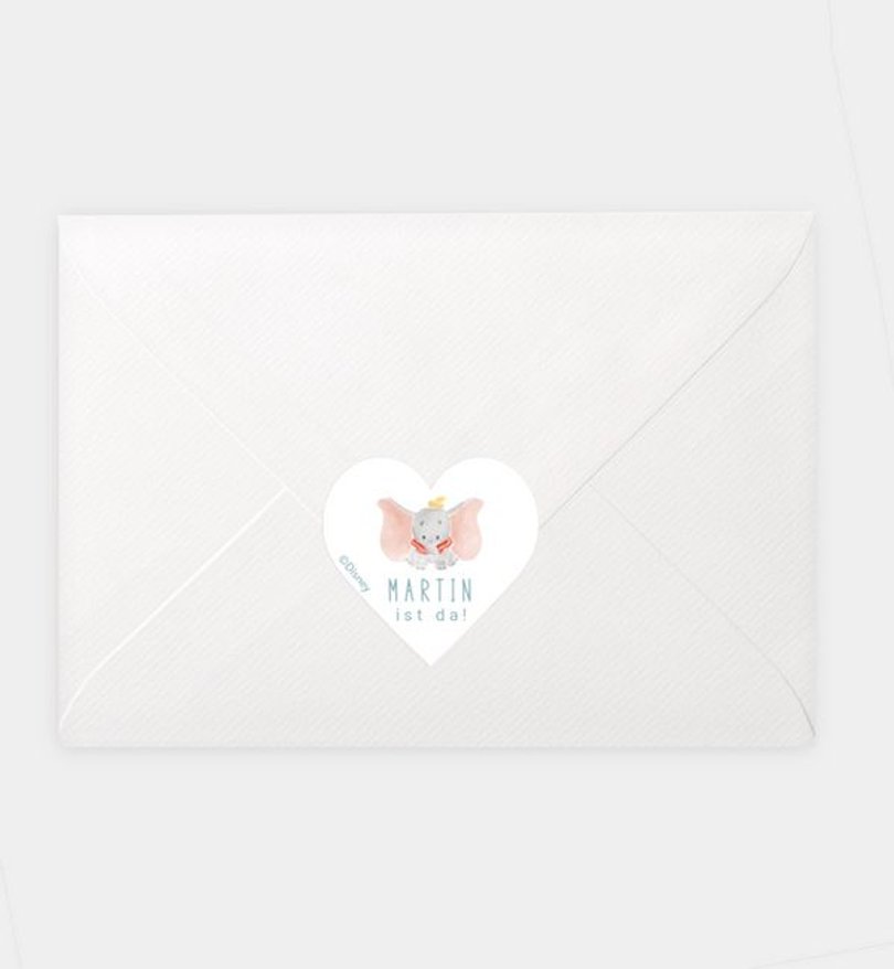 Siegelsticker Geburt Dumbo · Cute Friend