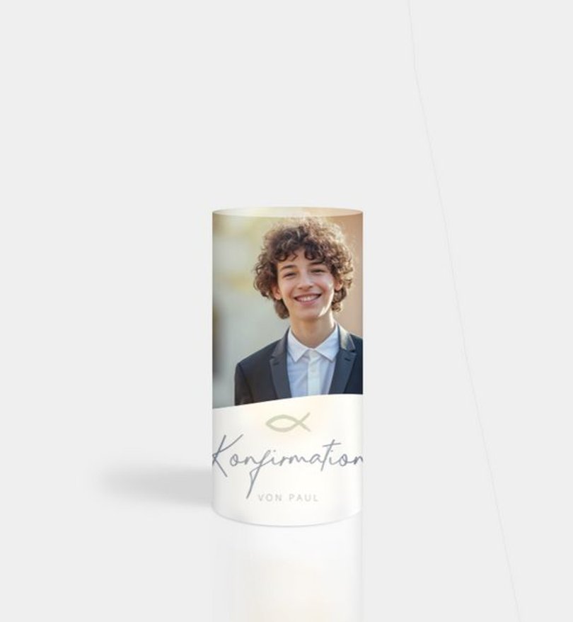 Windlichtkarte Konfirmation Mein Festtag