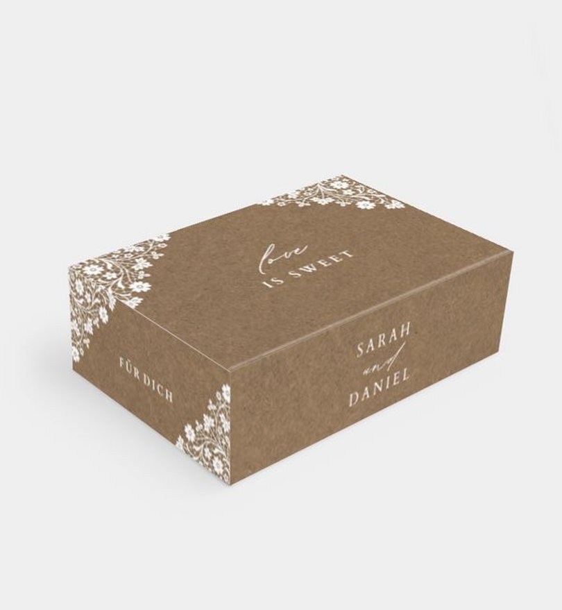 Gastgeschenk Hochzeit Vintage Lace