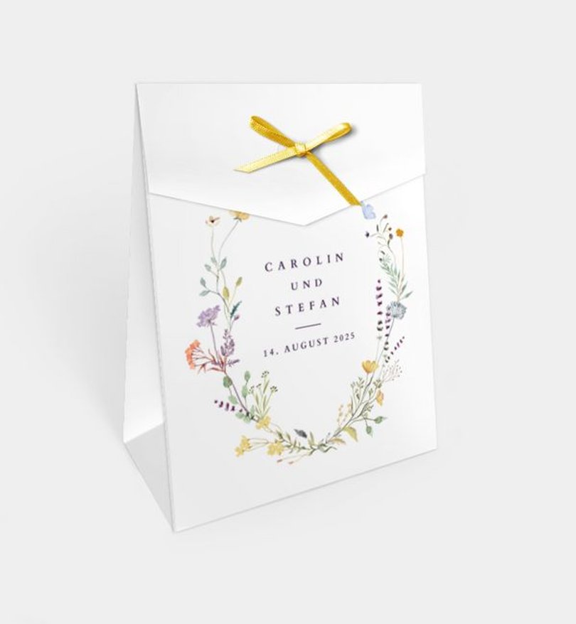 Gastgeschenk Hochzeit Blütengarten