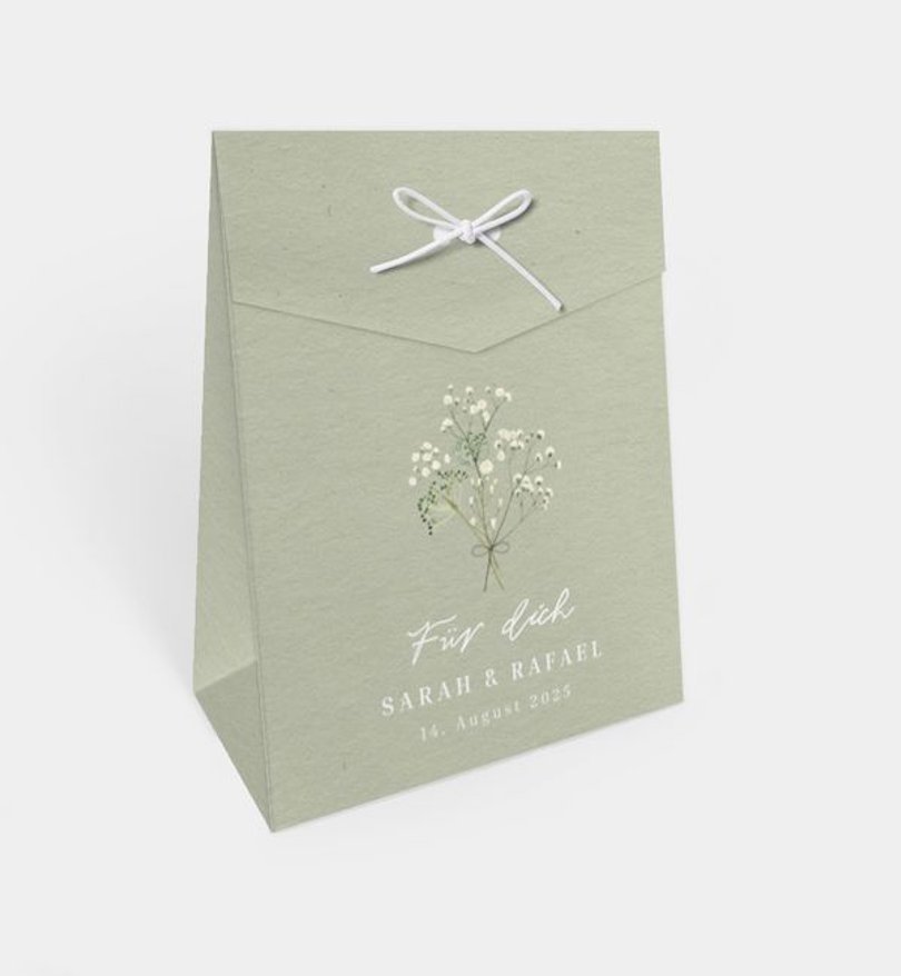 Gastgeschenk Hochzeit Schleierkraut