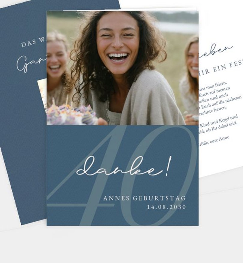 Dankeskarte Geburtstag Elegant Birthday