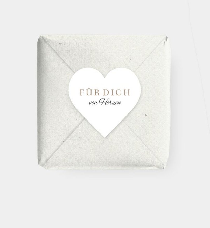 Geschenkaufkleber Geburt Karomuster