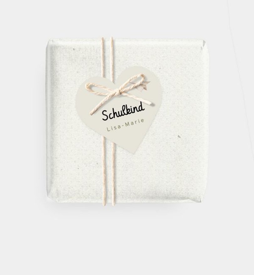 Geschenkanhänger Einschulung Tierische Schulfreunde
