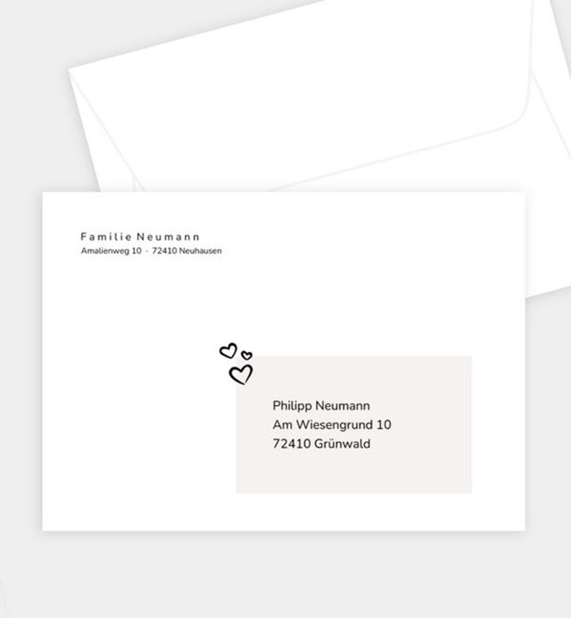Briefumschlag Geburt Inky Icons