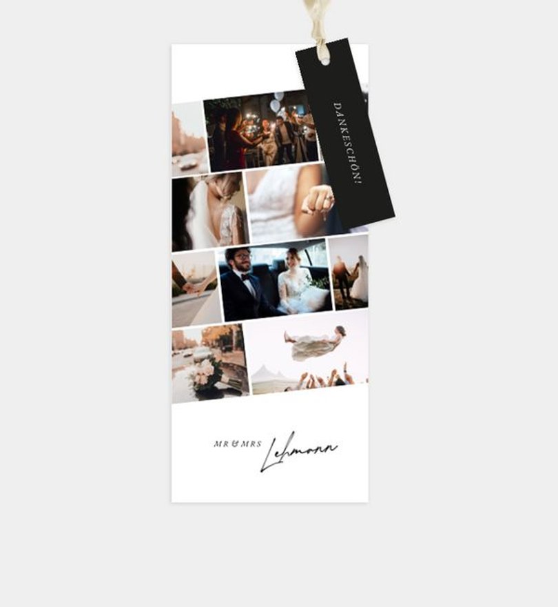 Dankeskarte Hochzeit Grateful Moments