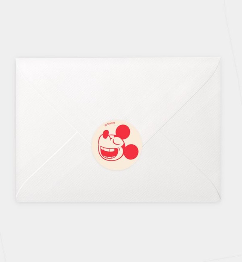 Siegelsticker Geburtstag Micky Maus · Kino Party