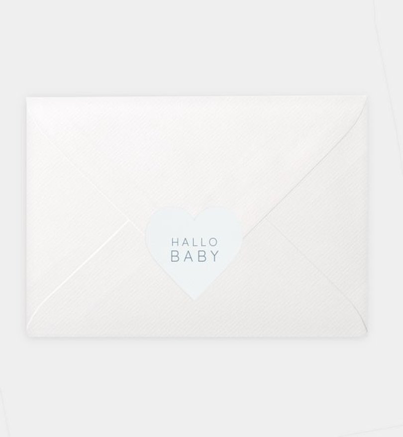 Siegelsticker Geburt Minimalistic