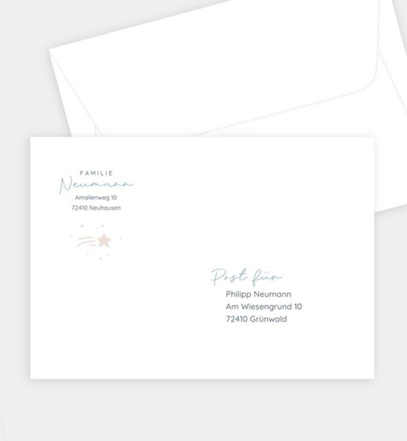 Briefumschlag Geburt Your Letter