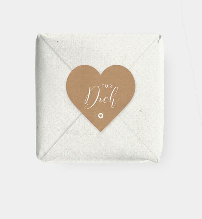 Geschenkaufkleber Geburt Crafty Love