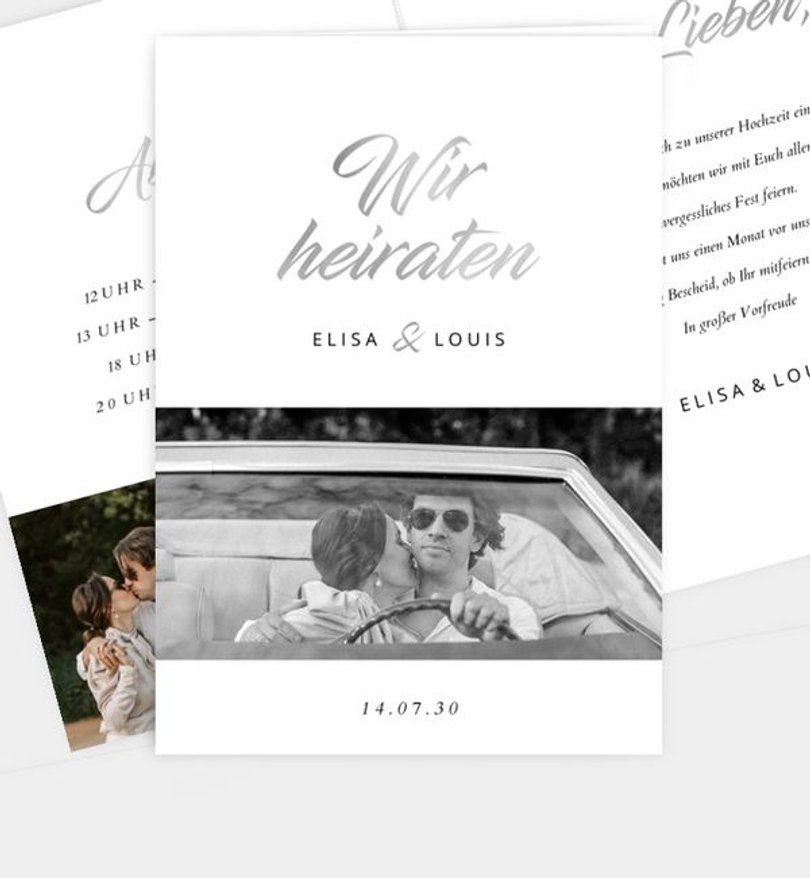 Einladung Standesamt Hochzeit Gratitude