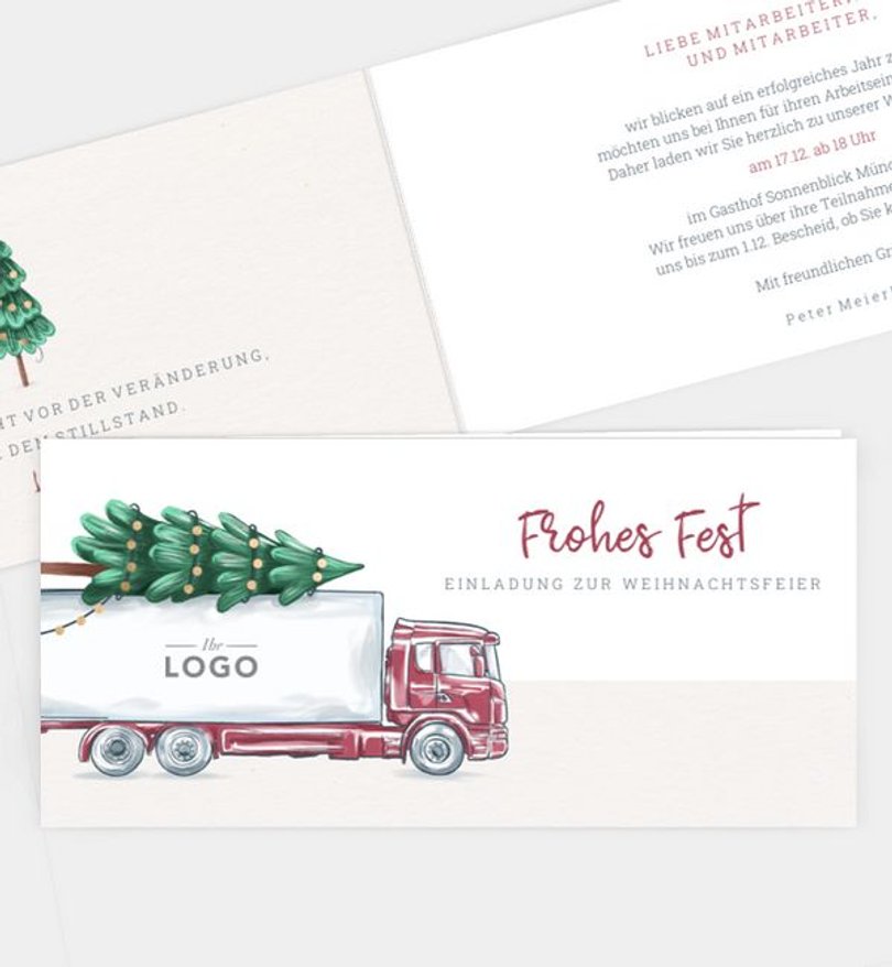 Weihnachtsfeier Weihnachtsfeier Weihnachtstruck