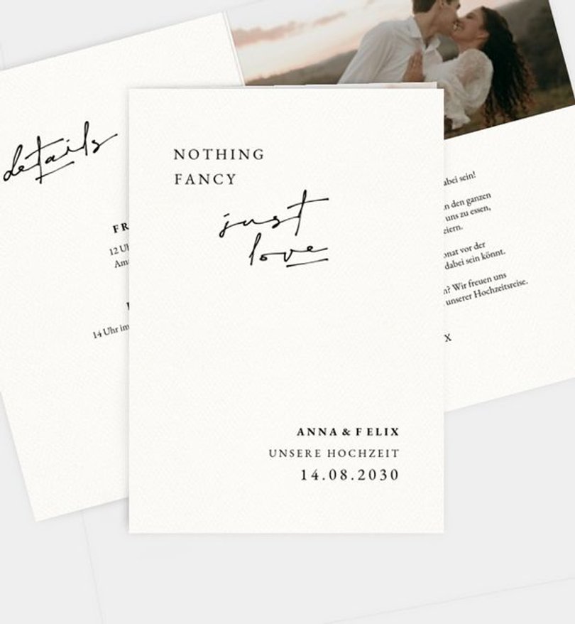 Einladungskarte Hochzeit Urban Romance