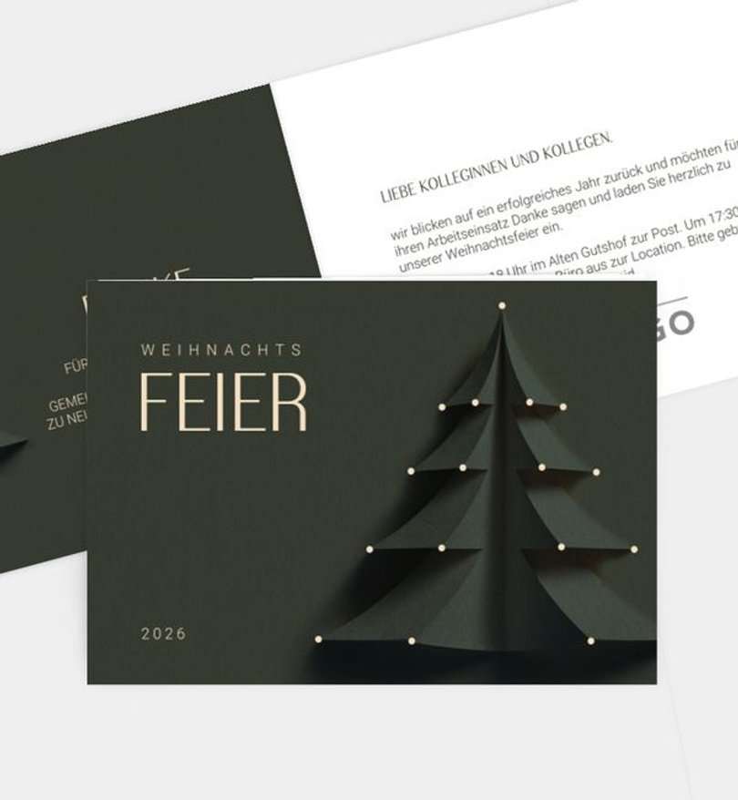 Weihnachtsfeier Weihnachtsfeier Papercut