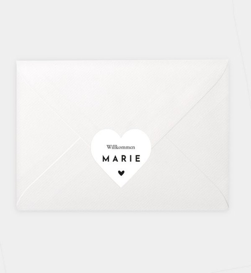 Siegelsticker Geburt Classic