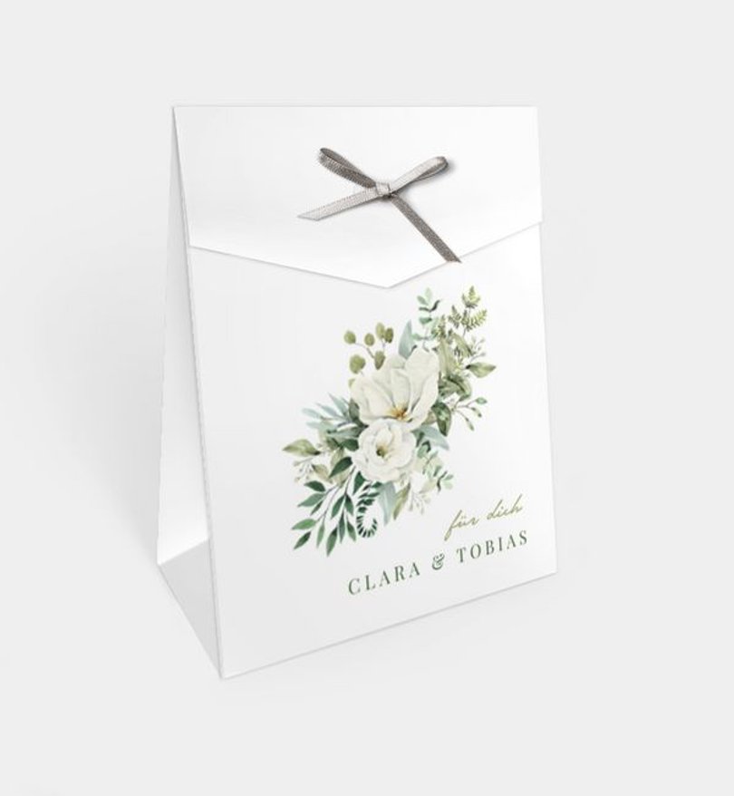 Gastgeschenk Hochzeit Green Romance