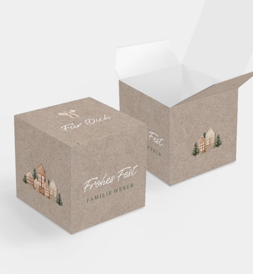 Gastgeschenk weihnachten/privat/gastgeschenk/occasion Weihnachten im Dorf