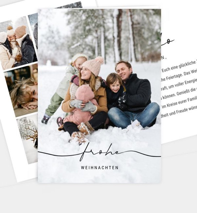 Weihnachtskarte Weihnachten/Privat Bond of love