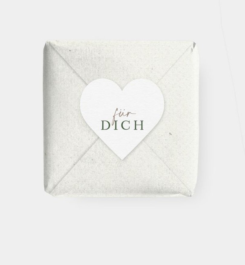 Geschenkaufkleber Weihnachten Christmas Romance