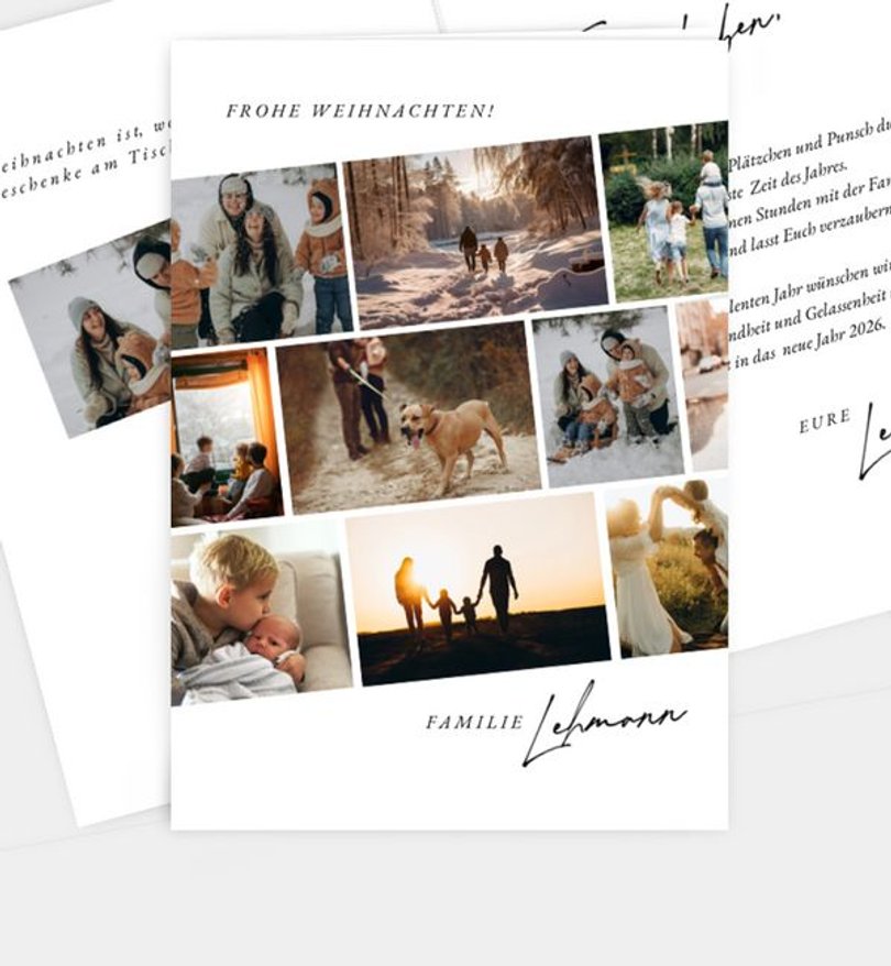 Weihnachtskarte Weihnachten/Privat Grateful Moments
