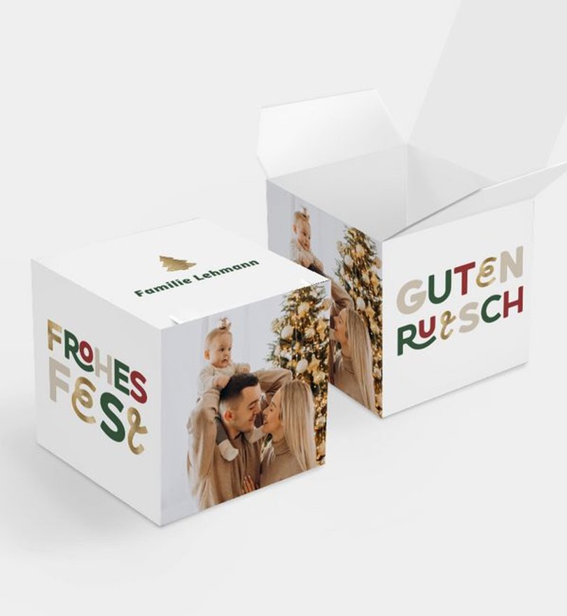 Gastgeschenk weihnachten/privat/gastgeschenk/occasion Goldene Schnörkel