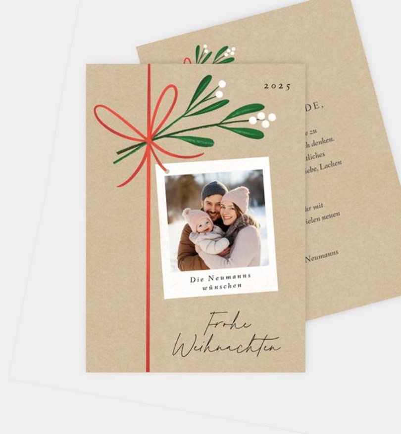 Weihnachtskarte Weihnachten/Privat Geschenk