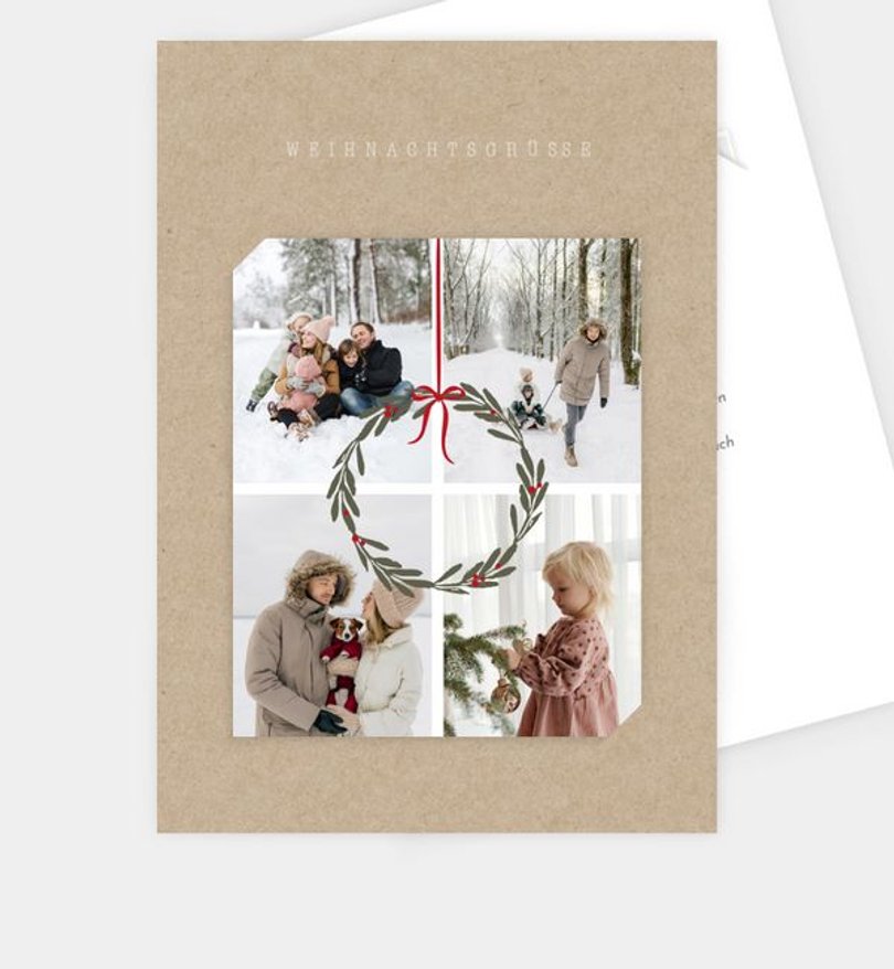 Weihnachtskarte Weihnachten/Privat Hygge House · Crafty