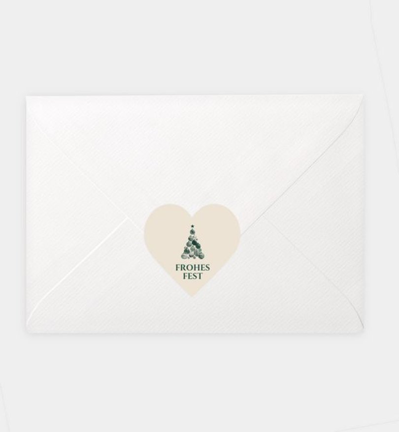 Siegelsticker Geschäftlich Kugelbaum