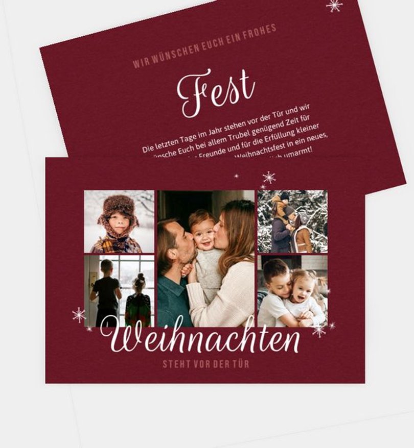 Weihnachtskarte Weihnachten/Privat Winter sky