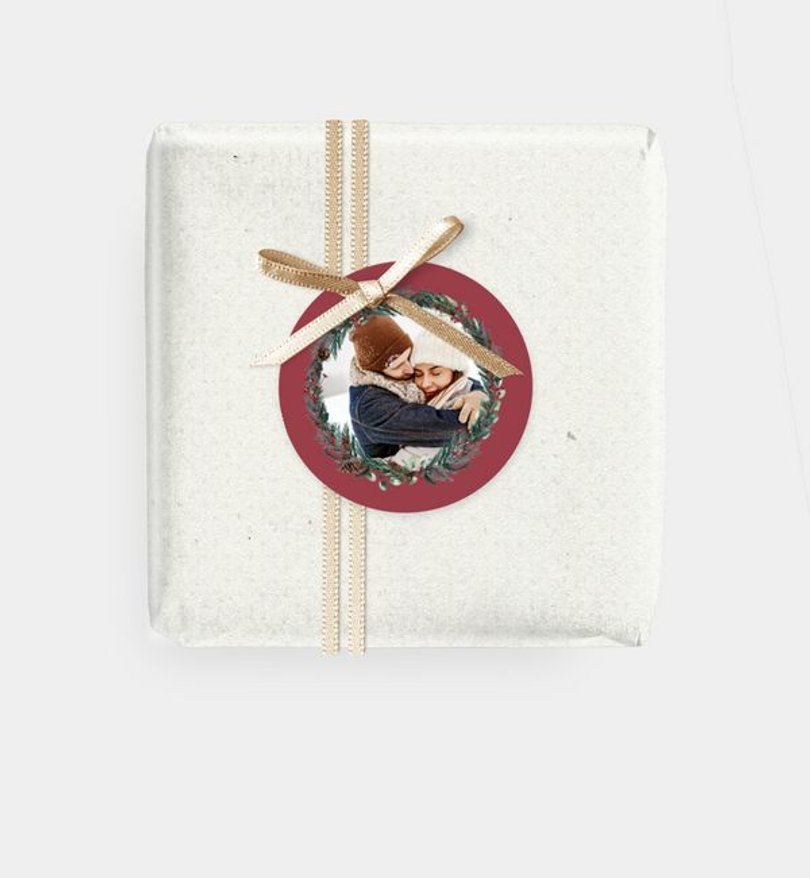 Geschenkanhänger Weihnachten Adventskranz