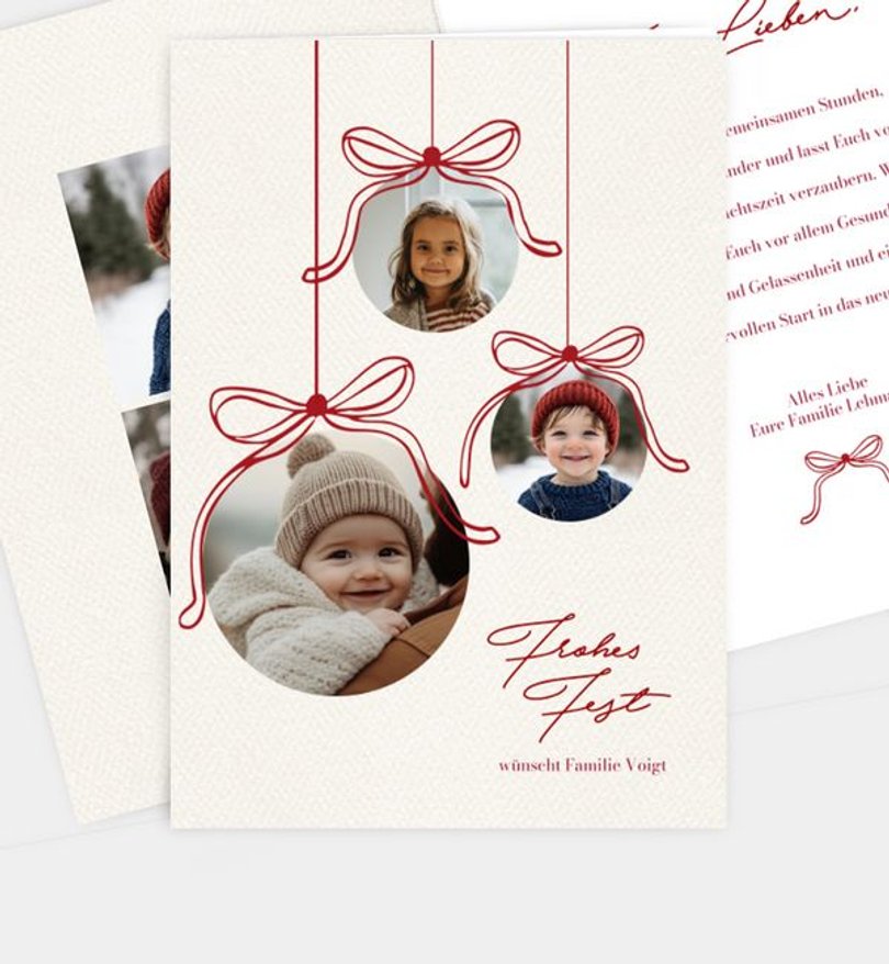 Weihnachtskarte Weihnachten/Privat Fotokugel